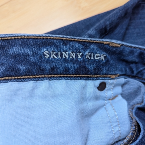 AMERICAN EAGLE OUTFITTERS Skinny Kick Jeans Size 14 Long - Picture 12 of 15